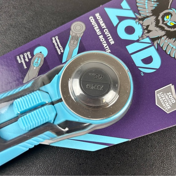 ZOID 45mm Rotary Cutter All Purpose Fabric Cutter Tool - Picture 11 of 11
